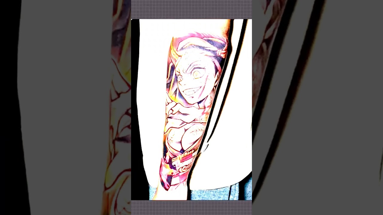 Nezuko from Demon Slayer - tattoo by dave.vero.ink