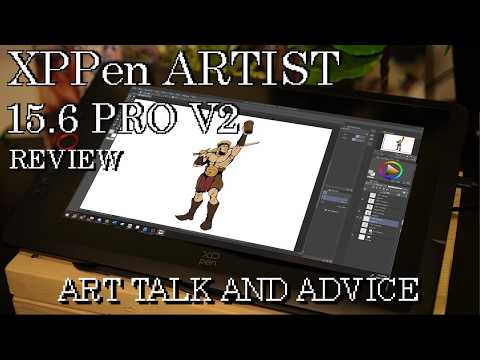 Art Talk + XPPen Artist 15.6 Pro V2 Review