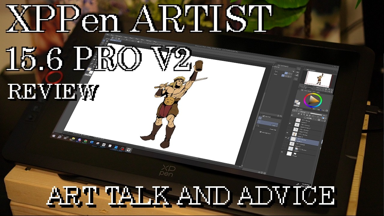 Art Talk + XPPen Artist 15.6 Pro V2 Review