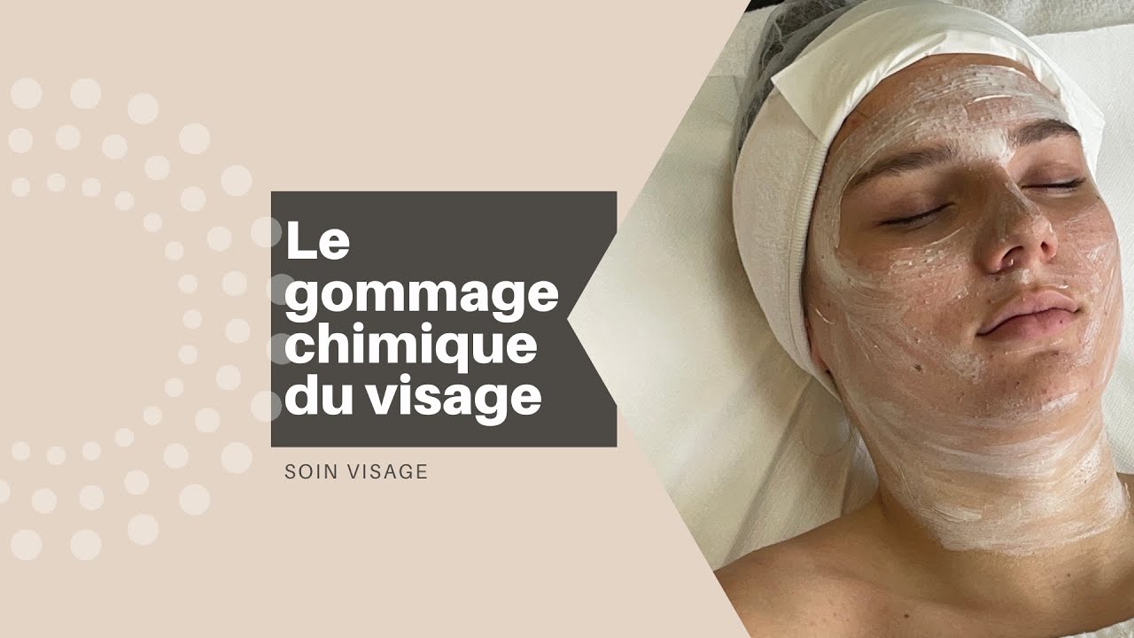 Le gommage chimique