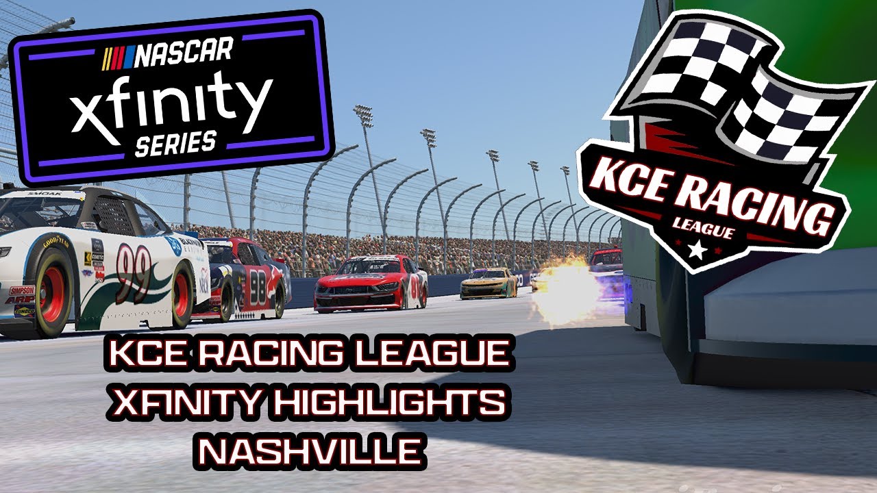 KCE Racing League Xfinity Series Nashville Highlights