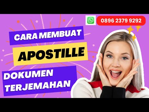 Cara Membuat Apostille
