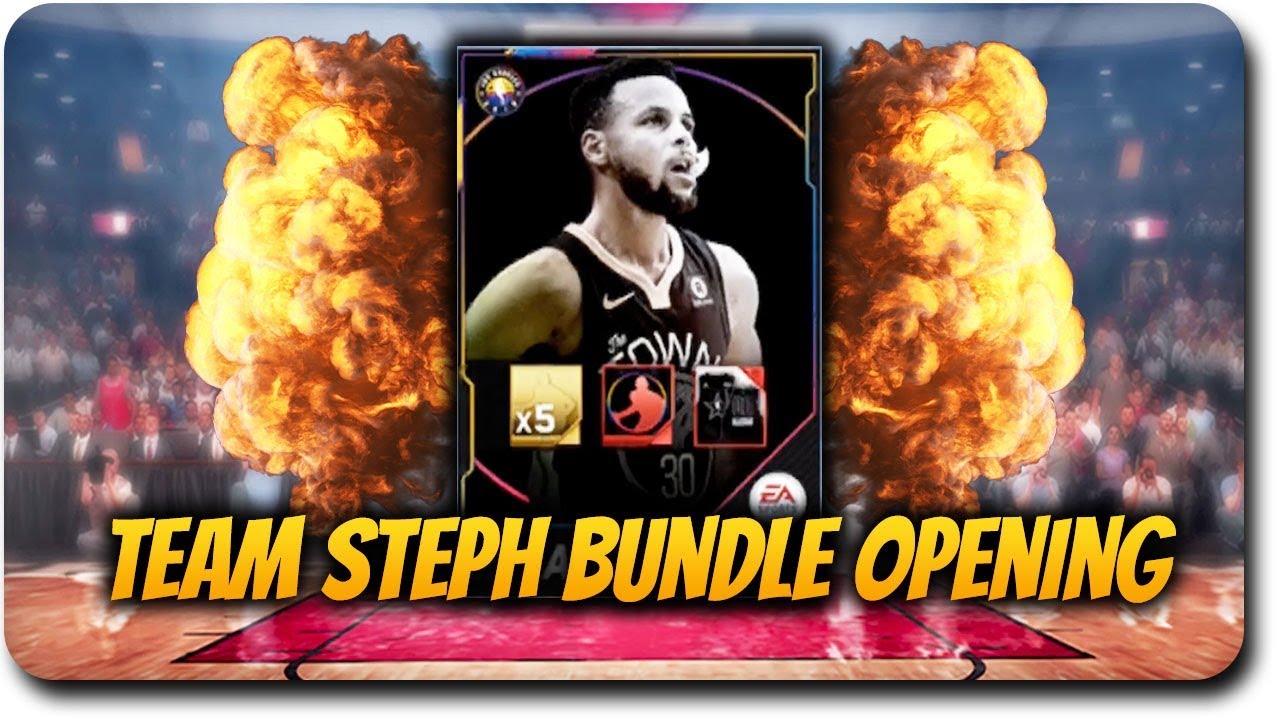 New NBA Live Mobile All Star Promo! Team Steph Bundle Opening!