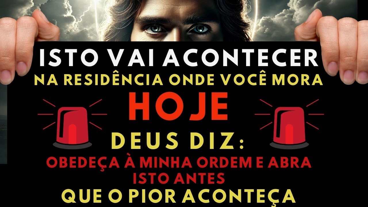 DEUS DIZ- ISTO ACONTECERÁ HOJE NA SUA RESIDENCIA E VOCÊ DEVE ESTAR PREPARADO!