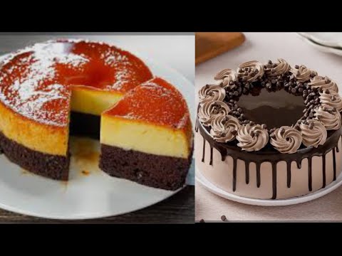 চুলায় তৈরি পারফেক্ট কেক পুডিং & চকলেট কেক রেসিপি! Pudding Cake Recipe with Chocolate Cake N'Oven