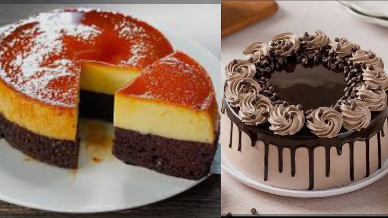 চুলায় তৈরি পারফেক্ট কেক পুডিং & চকলেট কেক রেসিপি! Pudding Cake Recipe with Chocolate Cake N'Oven