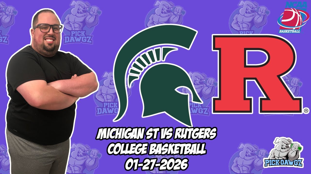 Матч Мичиган Стэйт против Ратгерса 27.01.2026: бесплатные прогнозы и ставки на студенческий баске...