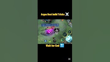 Argus Best build Tricks ☠️🤫 mobile legends #ml2b #argus #mobilelegends #shorts