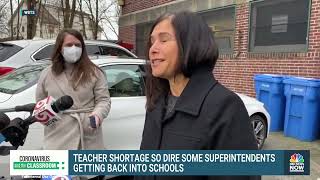 Teacher shortages dire, some superintendents getting back to school (NBC News NOW, Alison Morris)