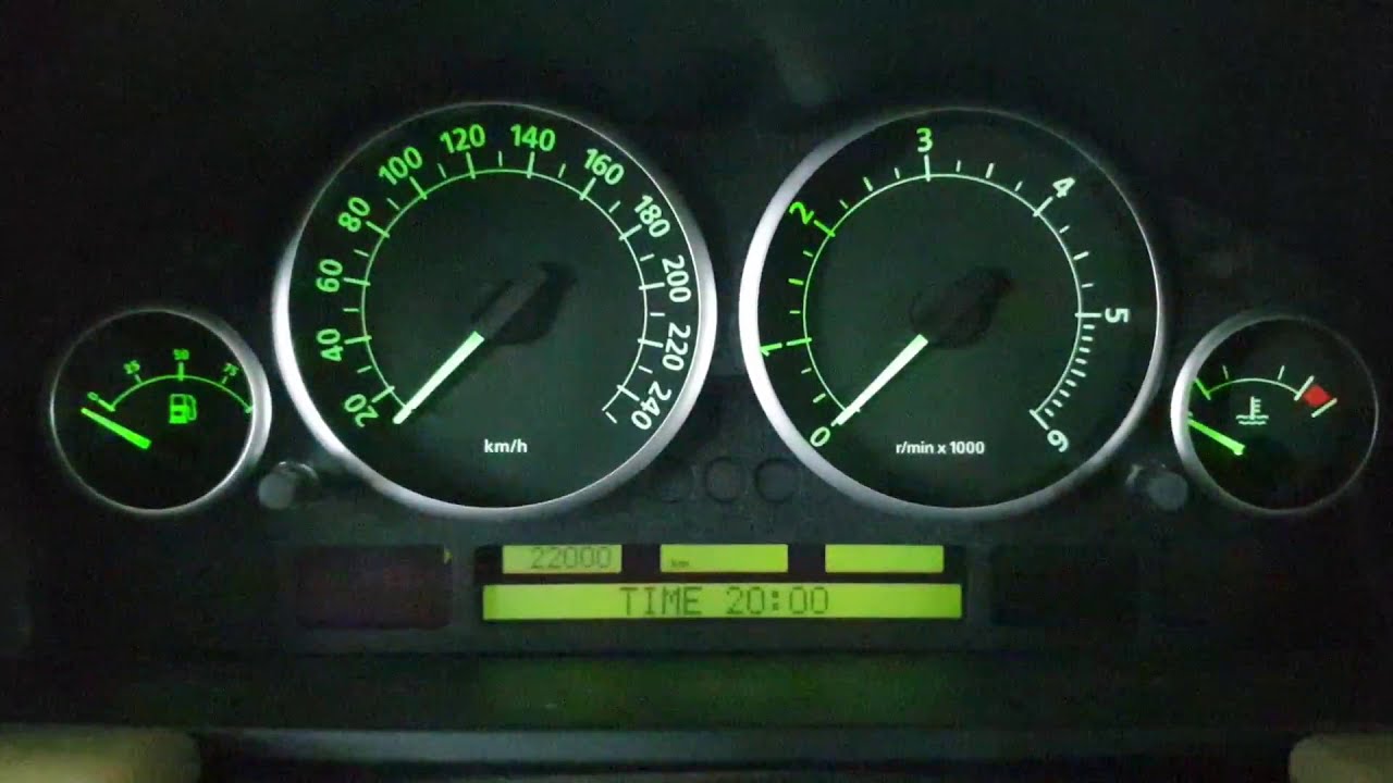 Сброс межсервисного интервала range rover vogue