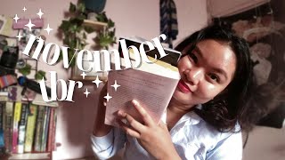 (random) books to read in November | monthly tbr