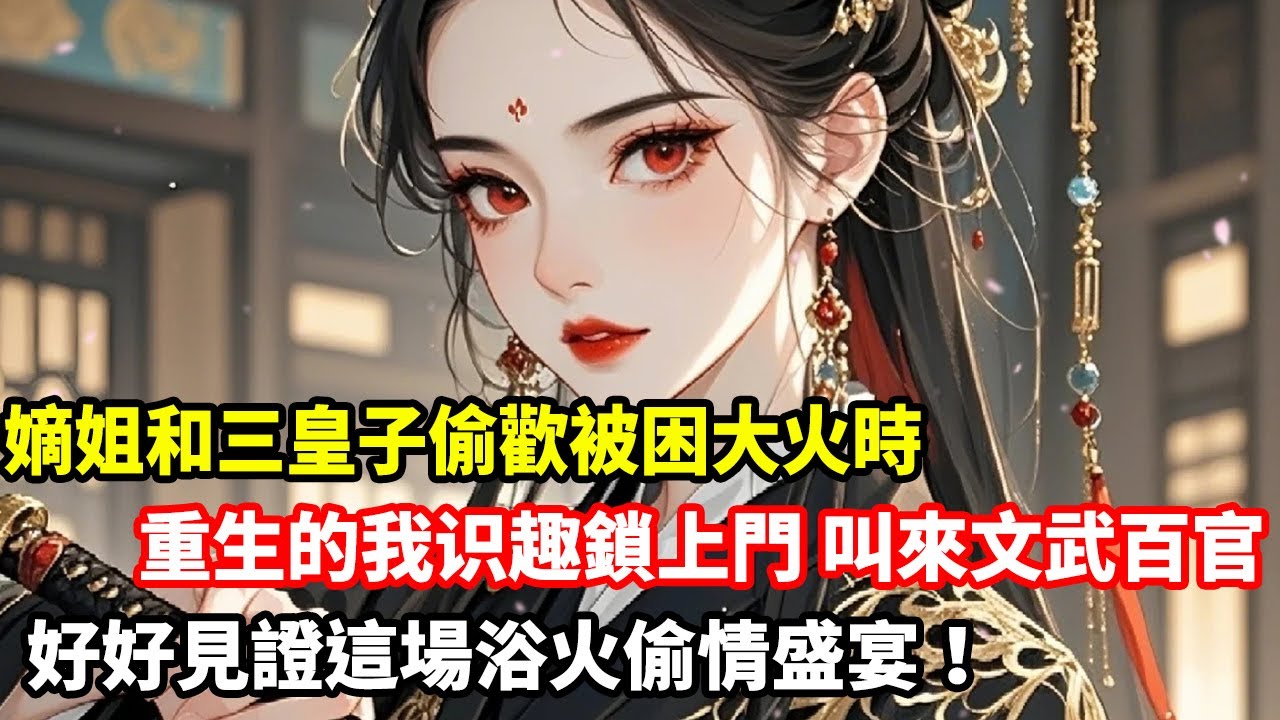 嫡姐和三皇子偷歡被困大火時，重生的我识趣鎖上門，叫來文武百官，好好見證這場浴火偷情盛宴！