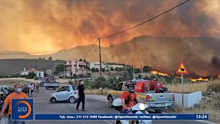 Χίος: Μετά την τριήμερη μάχη με τις φλόγες οι κάτοικοι μετρούν τις πληγές τους | OPEN TV