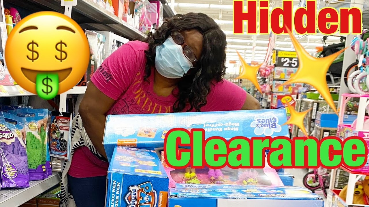 hidden toys 🤸🏿‍♀️ Walmart secret clearance shop with me🤑 YouTube