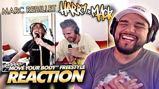 *THIS IS HILARIOUS!* Marc Rebillet &amp; Harry Mack &quot;MOVE YOUR BODY&quot; Freestyle *REACTION*