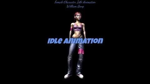 Female Character Idle Animation