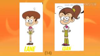 The Loud House Genderbent Names and Ages Resimi