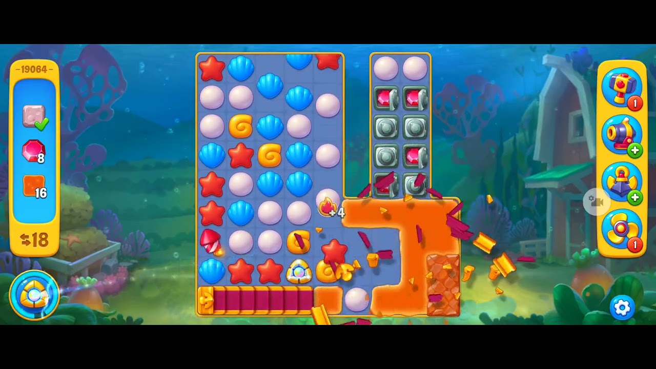 Fishdom Lv19064 (フィッシュダム レベル19064) - YouTube