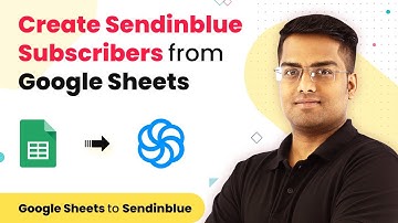 Create New Sendinblue Subscribers from Google Sheets