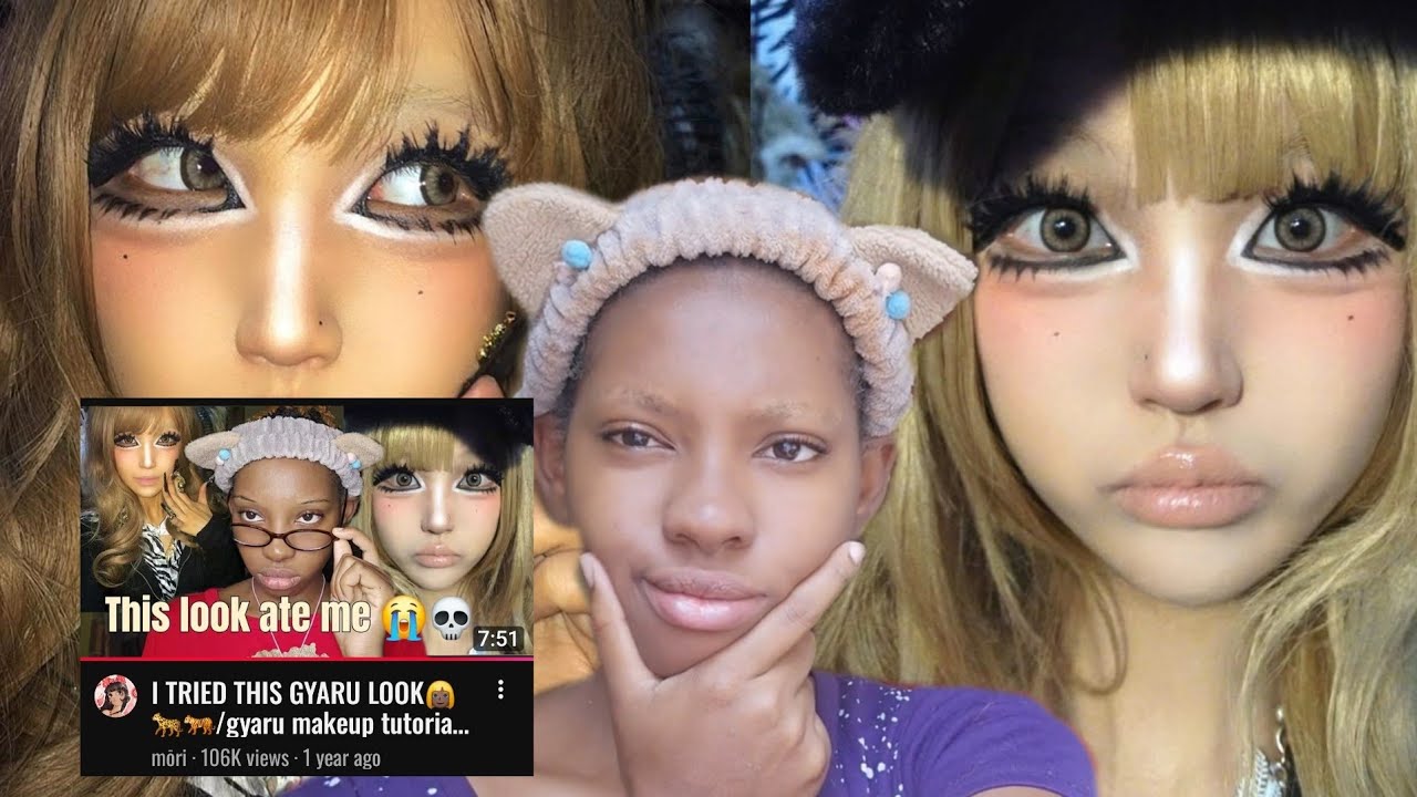 Revenge against this gyaru look! (not really)/GYARU MAKEUP TUTORIAL 🌺💄