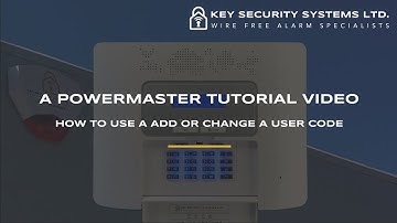 How To Change Or Add A User Code Number - Visonic PowerMaster 30 – Key Security Systems Ltd.