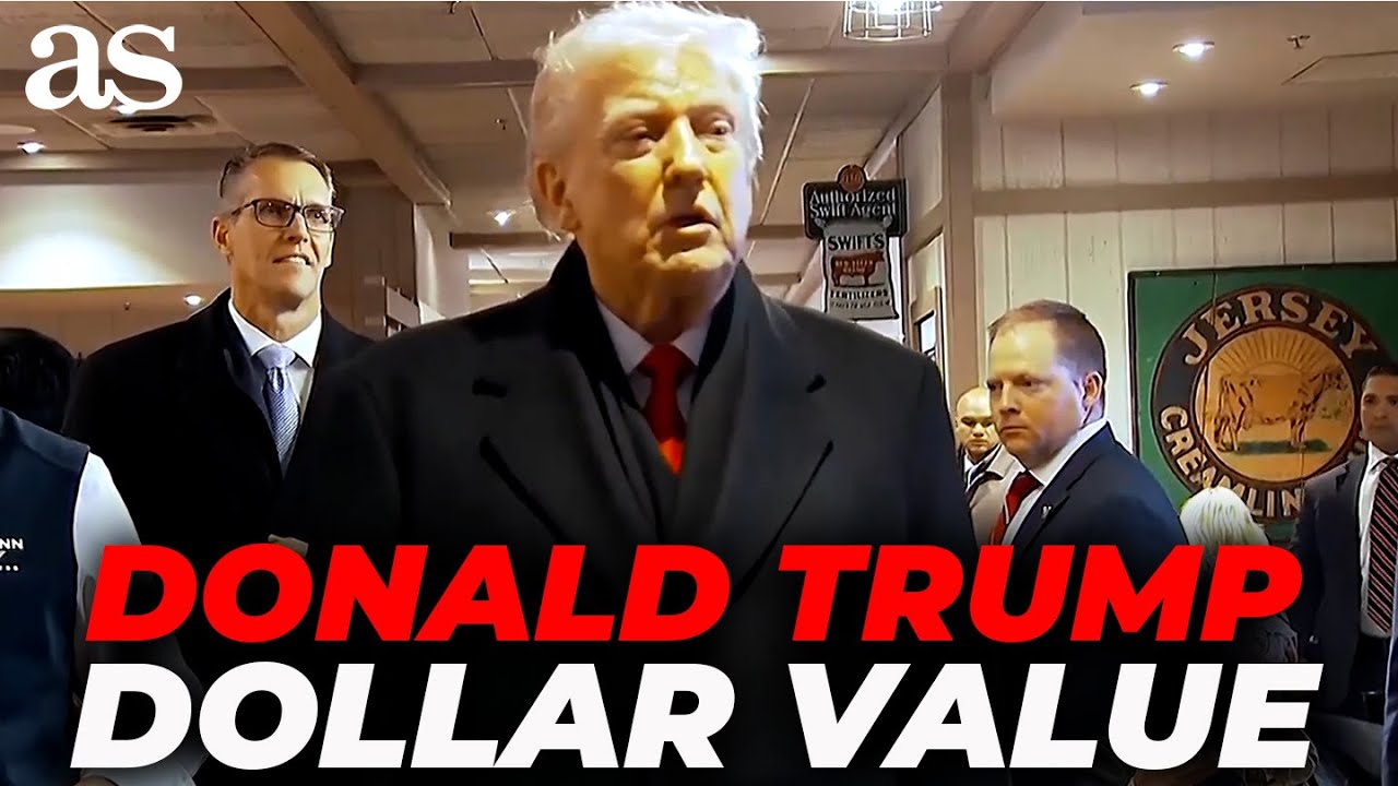 Trump says dollar value is “great” as currency hits four-year low