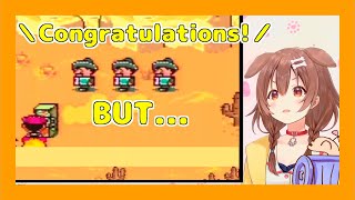 【Inugami Korone / Hololive moments ENG SUB】Congratulations, but...【EarthBound】