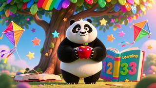 Learn 123 with Panda 🐼🔢 | Fun Learning & Play for Kids | Toddler Adventure Video
