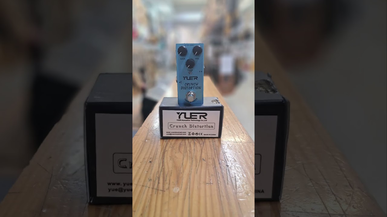 DEMO PEDAL CRUNCH DISTORSION YUER - Guitar Shop Barcelona