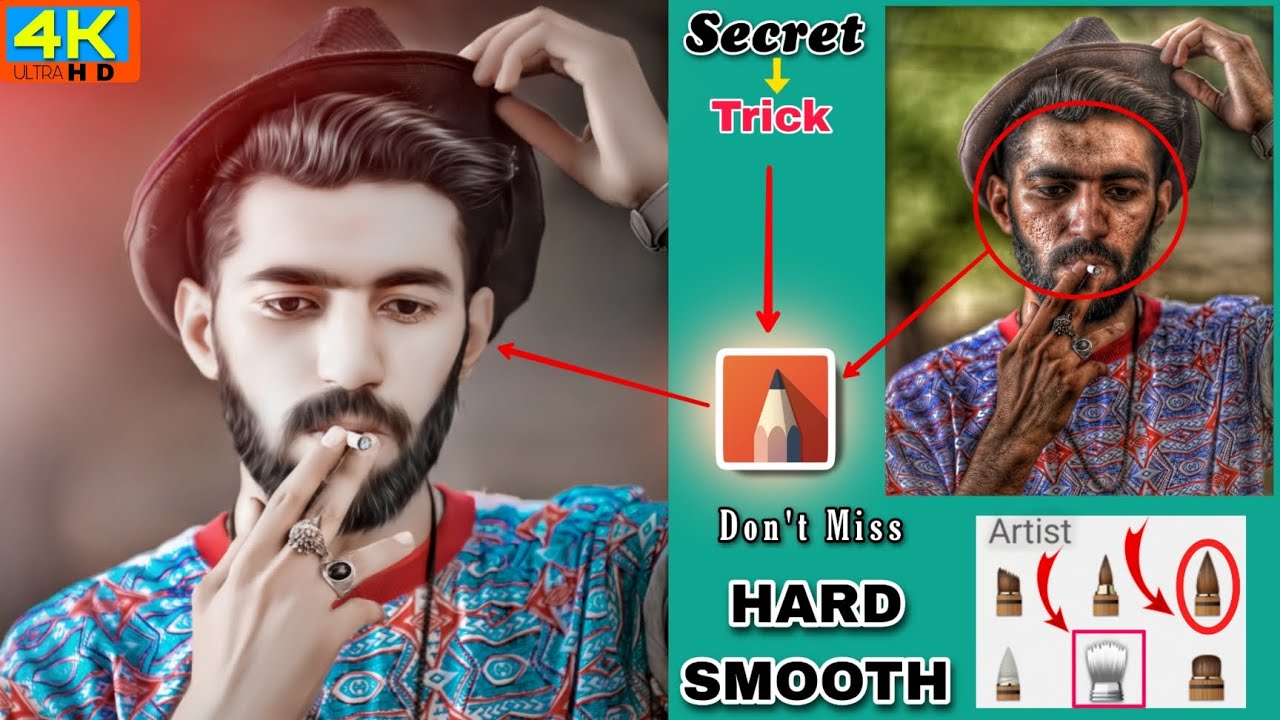 Oily Smooth skin HDR secret tricks || Autodesk New Concept