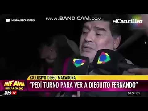 Maradona jep interviste i dehur