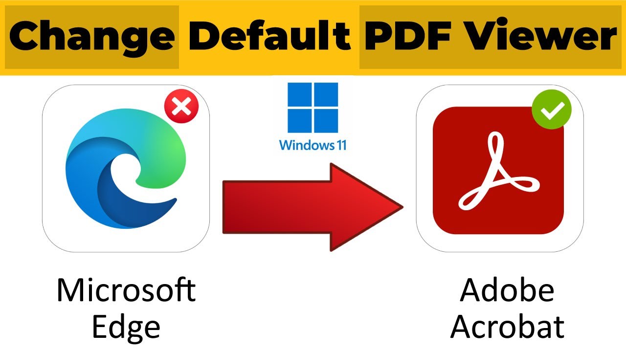 How to Change Default PDF Viewer in Windows 11 - YouTube