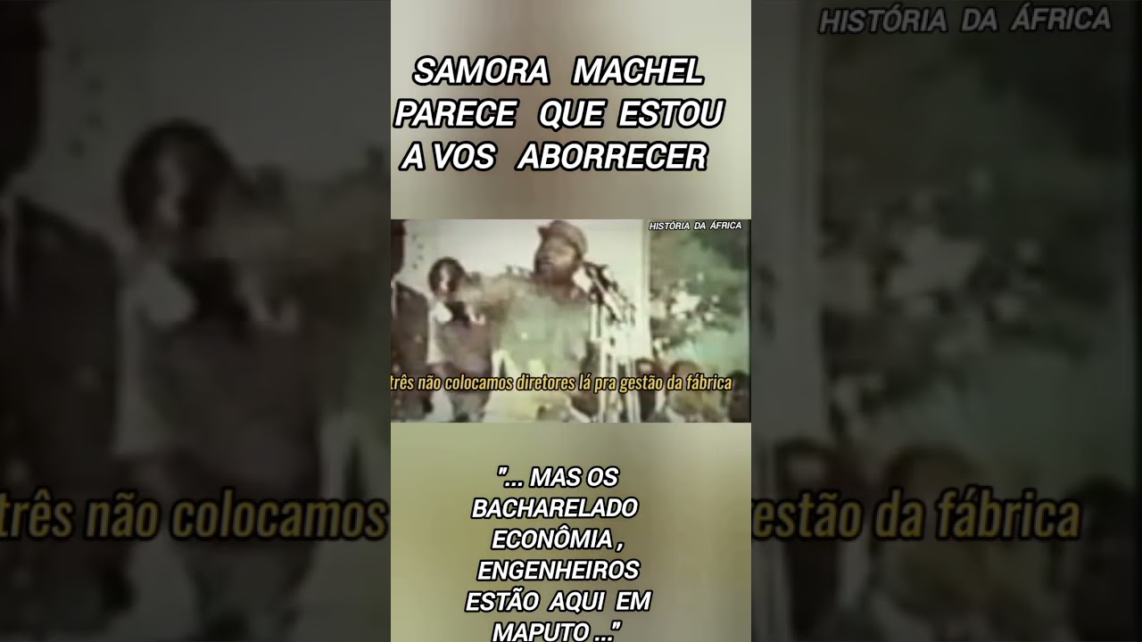 SAMORA MACHEL (BACHARELADO... ECONÔMIA & ENGENHEIROS...)... @Valente.R.T
