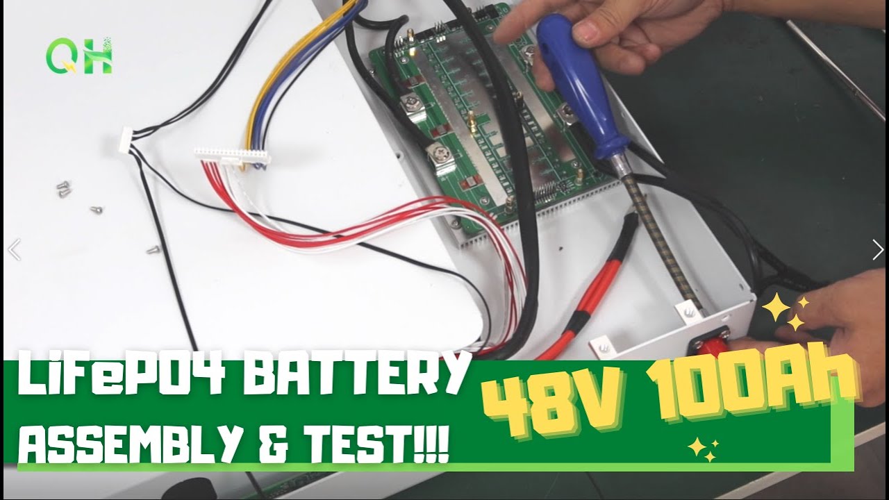 Full DIY Tutorial: 48V 100Ah Powerwall Battery Assembling and Test! 