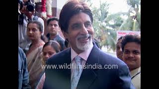 Amitabh Bachchan with wife Jaya Bachchan at Deewaar premiere during height of AB Corp success