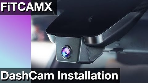 Easy dash cam install with FitCAMX