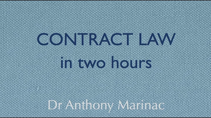 Contract Law in Two Hours - 天天要聞