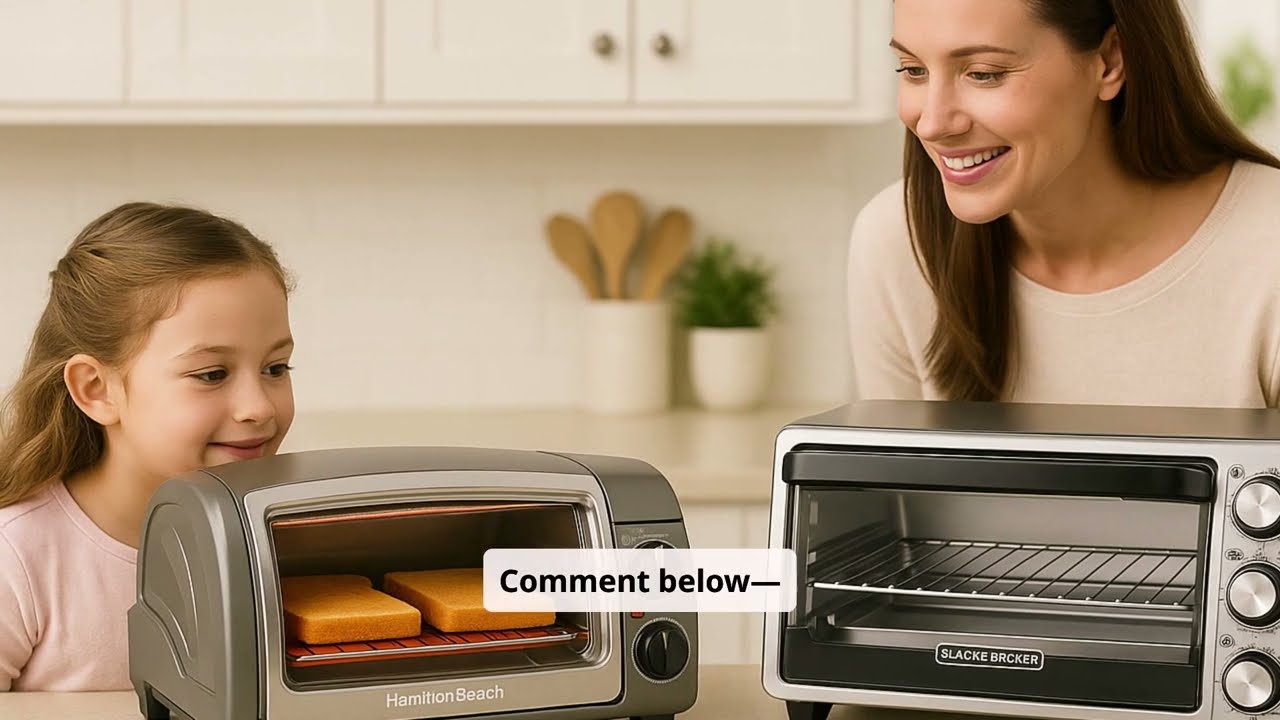 "Small Kitchen Champions! Hamilton Beach vs BLACK+DECKER Toaster Oven Review"