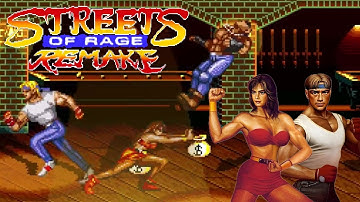 Streets Of Rage Remake V5.2 - Axel & Blaze SOR2 - Route SOR2 - Playthrough