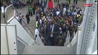 MAGUFULI ALIVYOPANDA NDEGE MPYA KWA MBWEMBWE, NI NZURI BALAA!