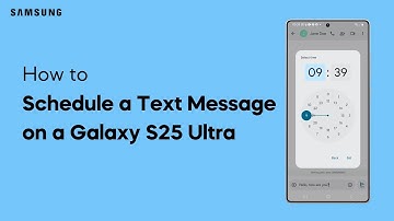 How To Schedule a Text Message on Samsung Galaxy S25 Ultra