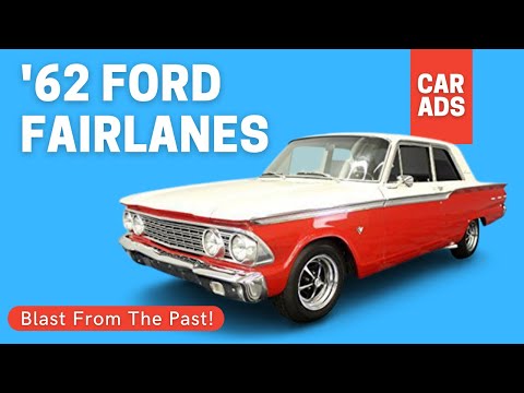 1962년의 희귀 Ford Fairlane 광고