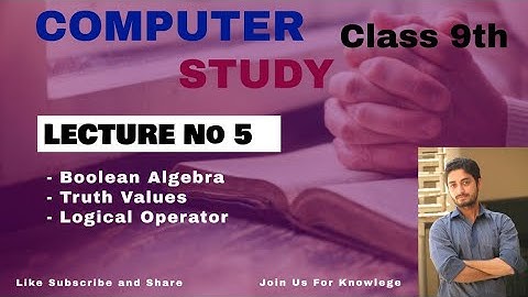 9th Class Computer Science | Chapter No 2 | Boolean Algebra