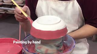 Stoneware production process - Made by automatic production line