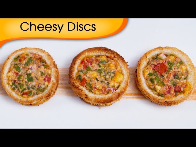 Cheesy Discs | Easy To Make Baked Bread Appetizer By Ruchi Bharani | Rajshri Food