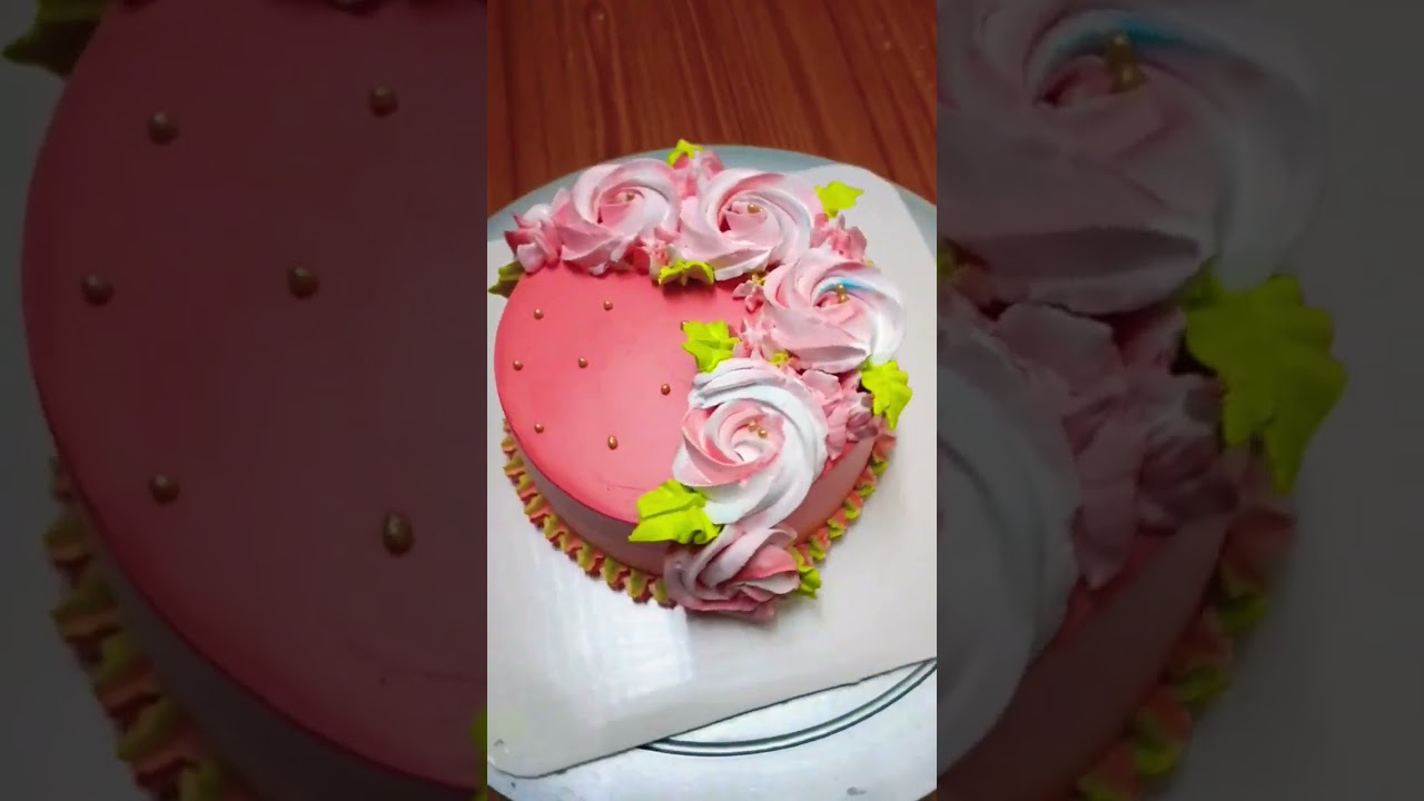 simple strawberry cake design