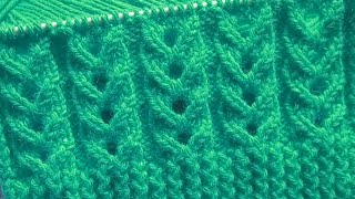 एक सलाई का आसान बुनाई डिजाइन | Very Easy Knitting Pattern-182 for ladies/cardigan/Baby sweater