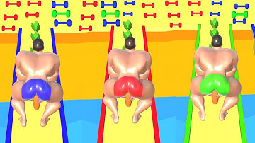 Muscle Race 3D Max level Gameplay Walkthrough Part - 03 (iOS,Android) All levels