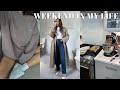 WEEKEND VLOG | zara haul, life updates, opening packages &amp; making banana bread