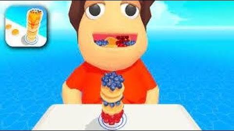 Pancake Run)))NEW LEVELS!! LEVEL 1-5))Gameplay Android, ios